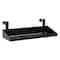Mind Reader Hanging Cubicle Shelf, Metal Storage Organizer for Office or Home, 20.25"L x 7"W, Black